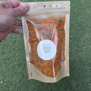 פרחי ציפורני חתול קלנדולה מיובשים Calendula officinalis